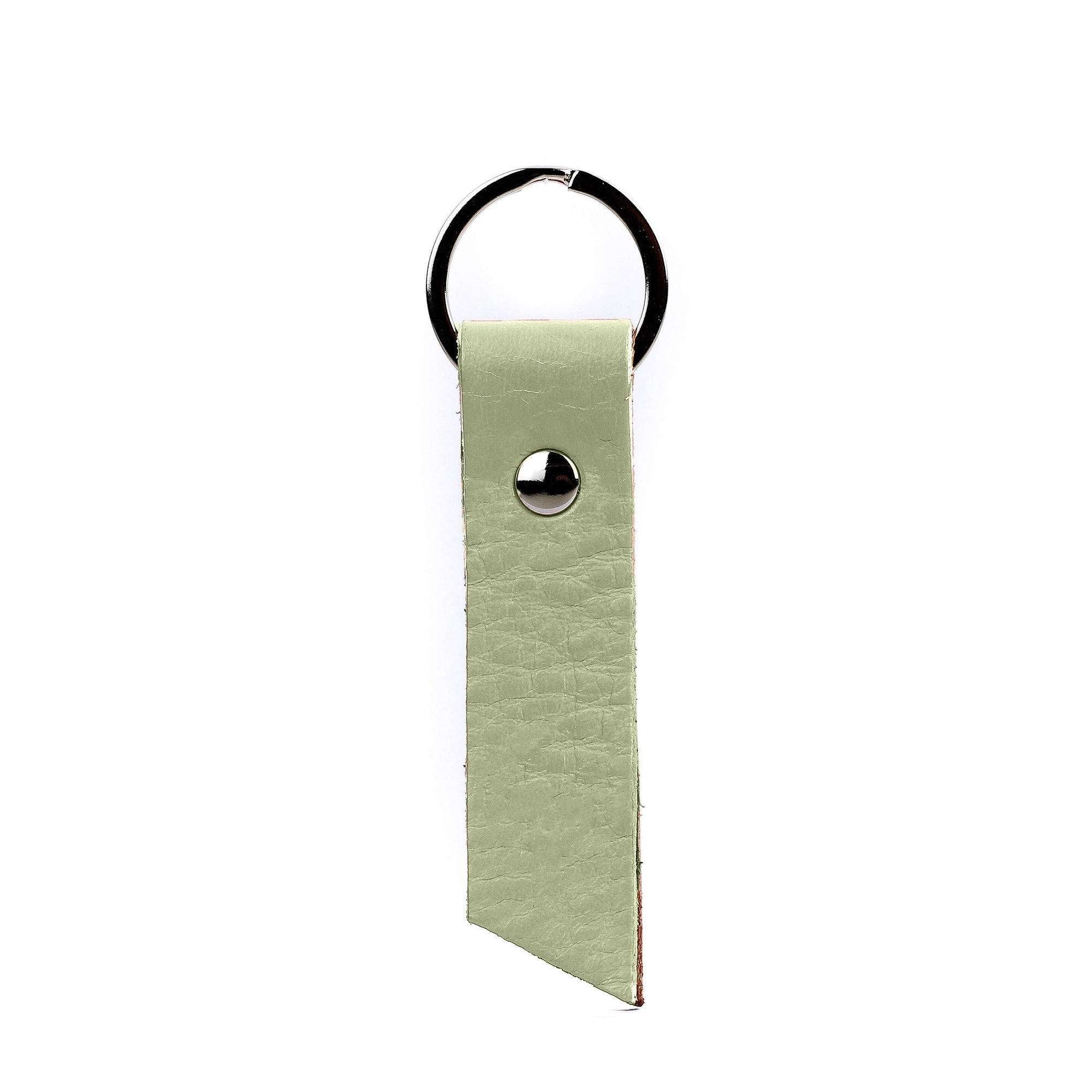 Leather Keyring | Sage