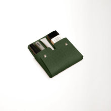 Croco Medium Pouch | Green