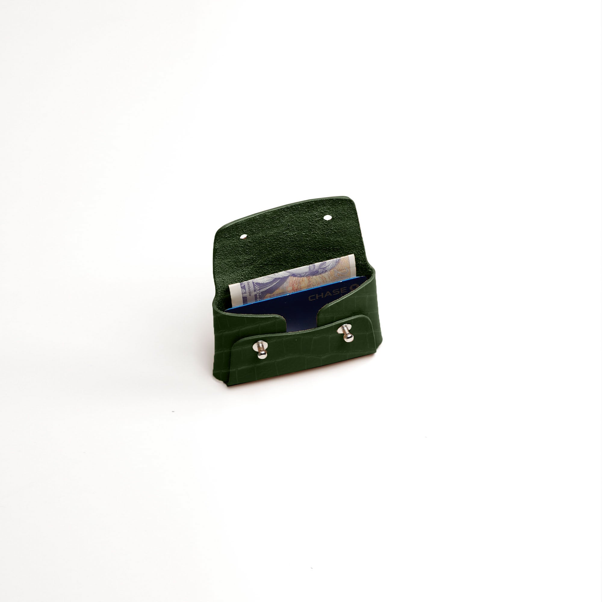 Croco Kuai Small Pouch | Green