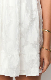 Wiley Strapless Mini Dress | White