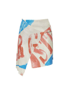 Winona Wrap Skirt | Billboard Print