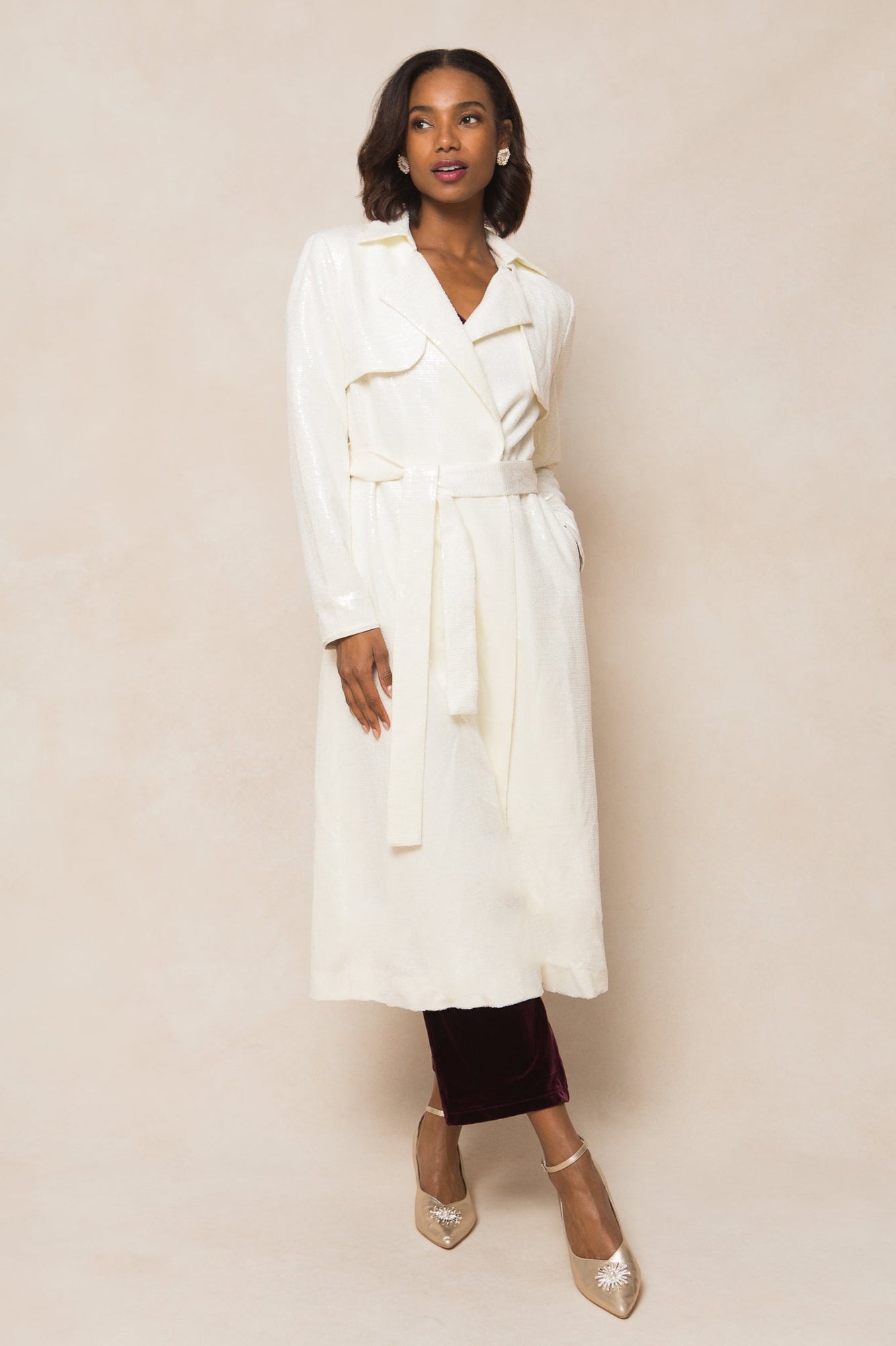 Women | Angelica Trench | White