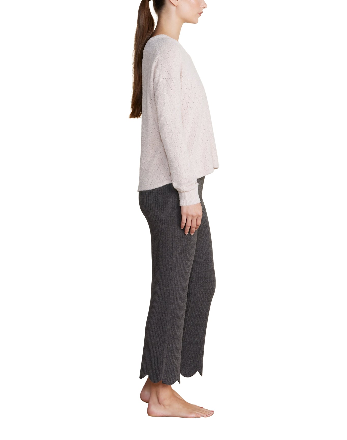 Women | Cozychic Lite Diamond Pointelle Cardigan | Chai