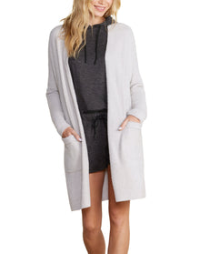 Women | Cozychic Lite Long Cardigan | Silver