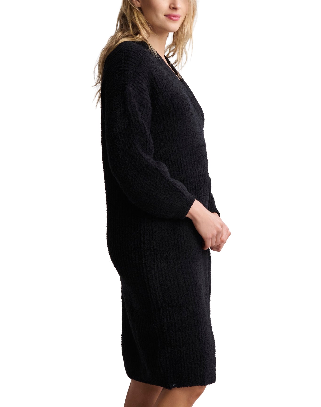 Women | Cozychic Side Tie Robe | Black
