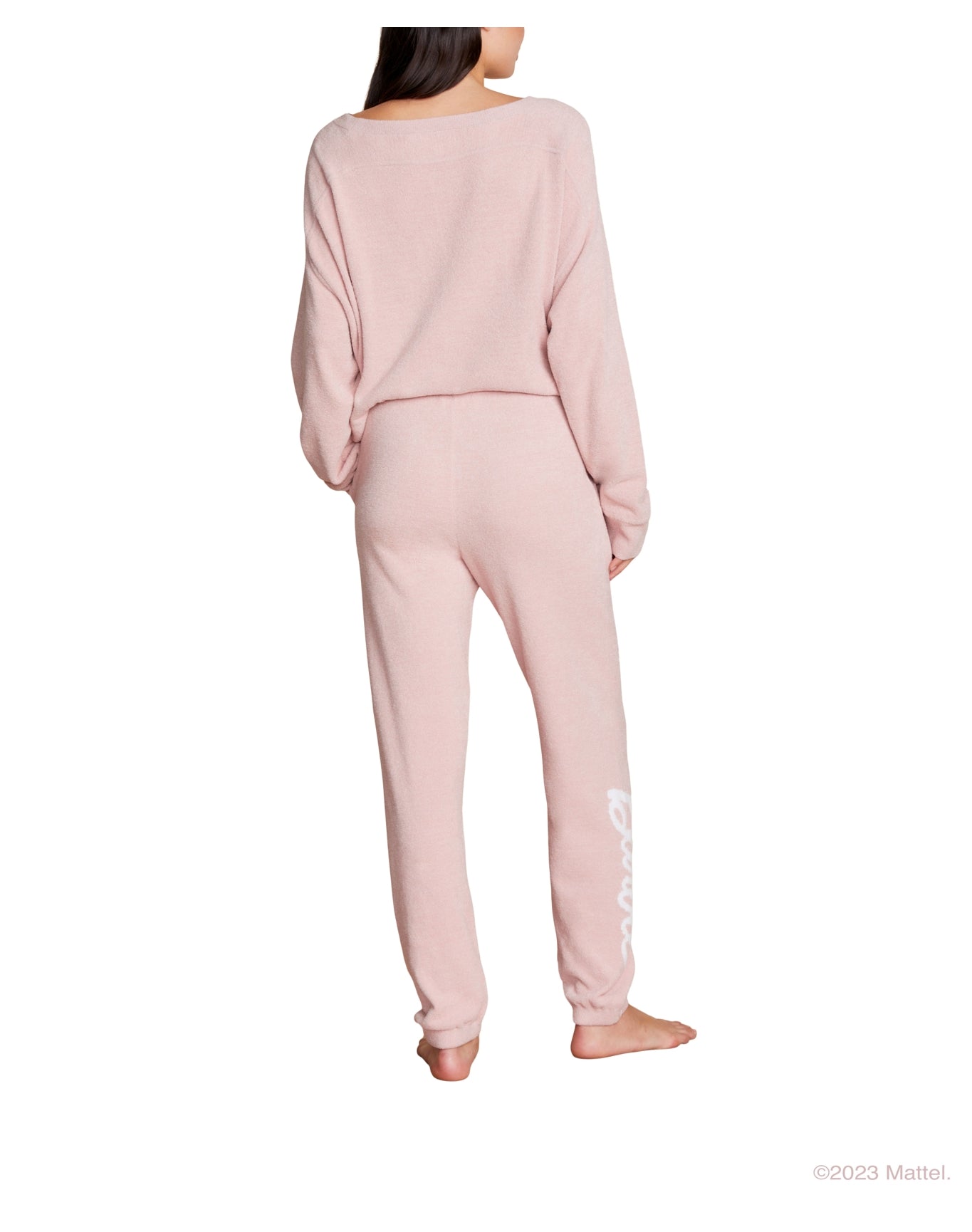 Women | Cozychic Ultra Lite Barbie Pullover | Dusty Rose-White
