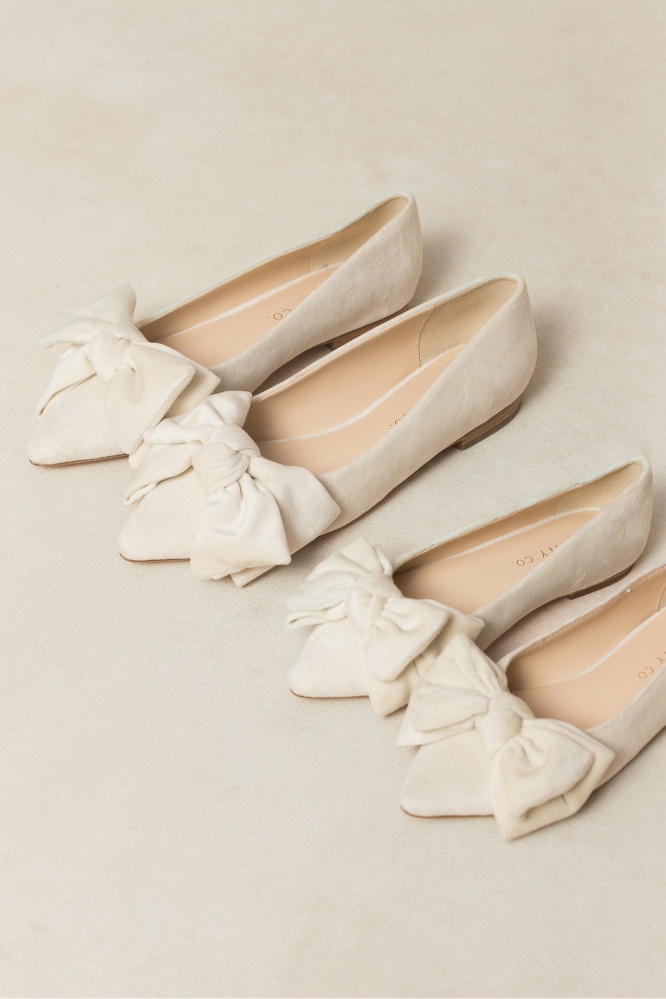 Women | Ivy Bow Flat | Cream