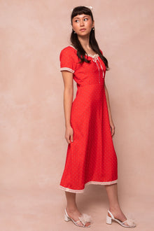 Women | Libby Dress | Red x Multi