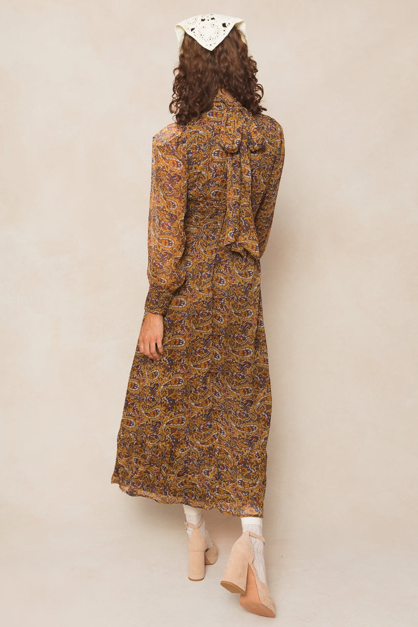 Women | Payton Dress | Brown x Multi