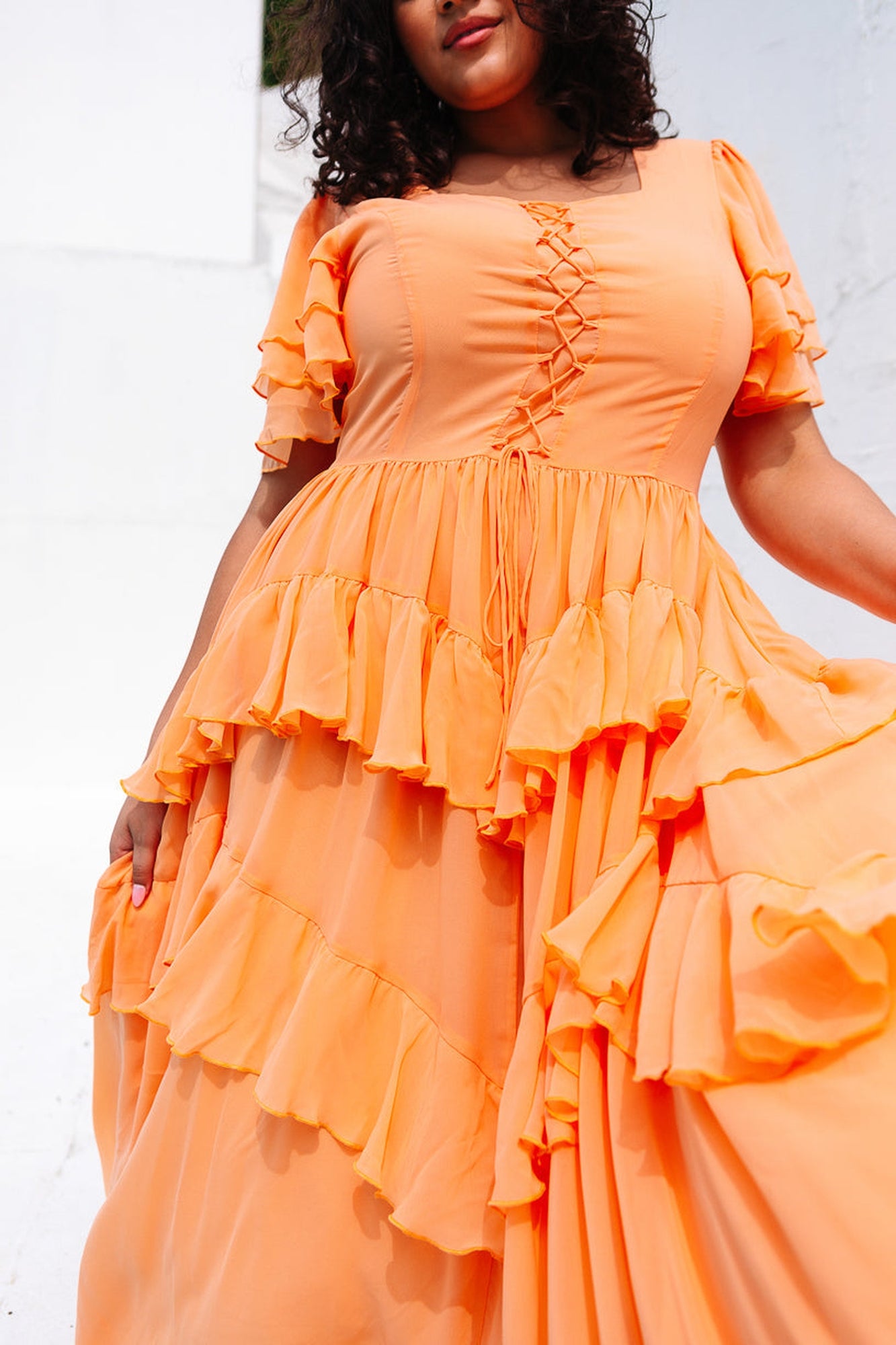 Women | Solana Dress | Orange