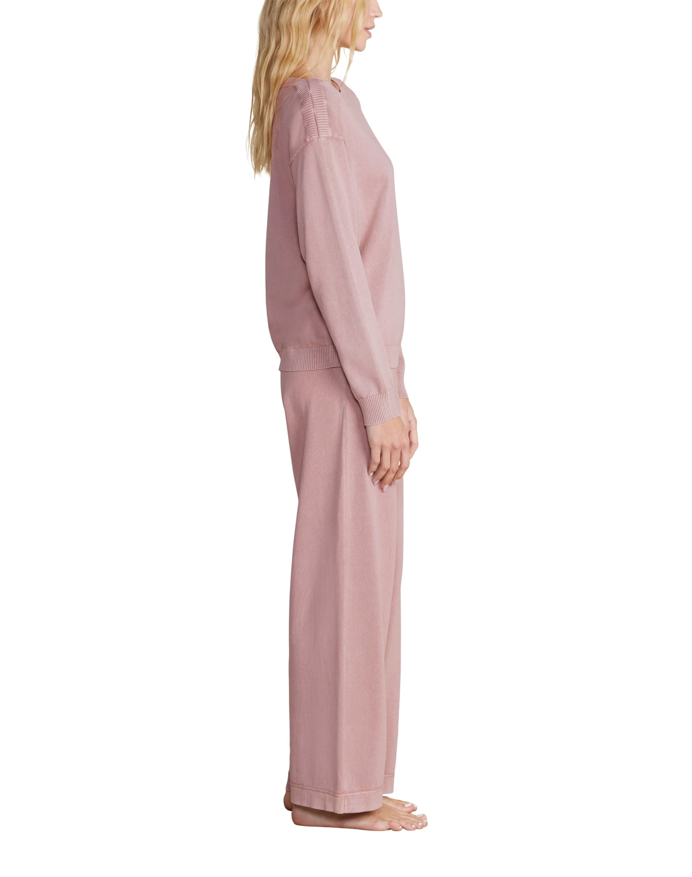 Women | Sunbleached Boatneck Pullover | Teaberry