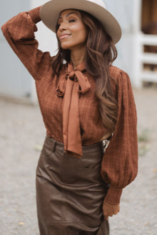 Women | Sybil Blouse | Brown