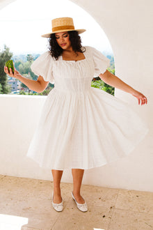 Women | Thea Eyelet Dress | White