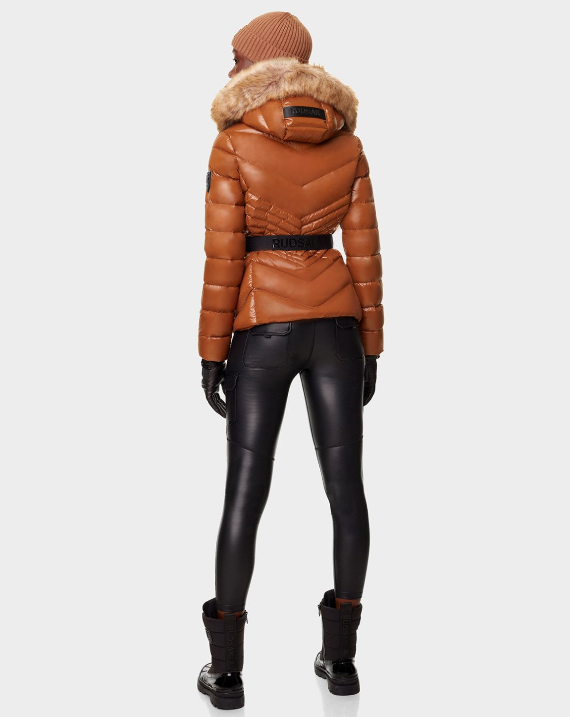 Women | MIKKY F Down Puffer | Dark Camel