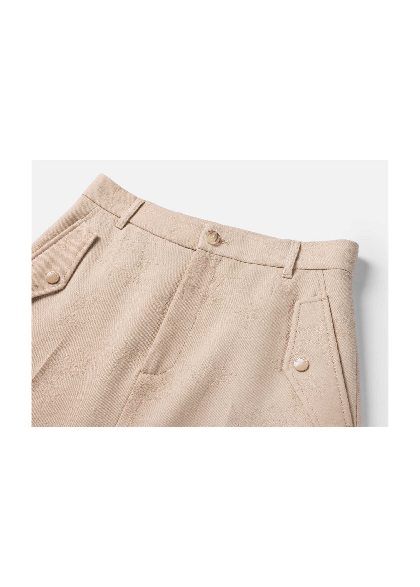 Wool Skirt | Khaki