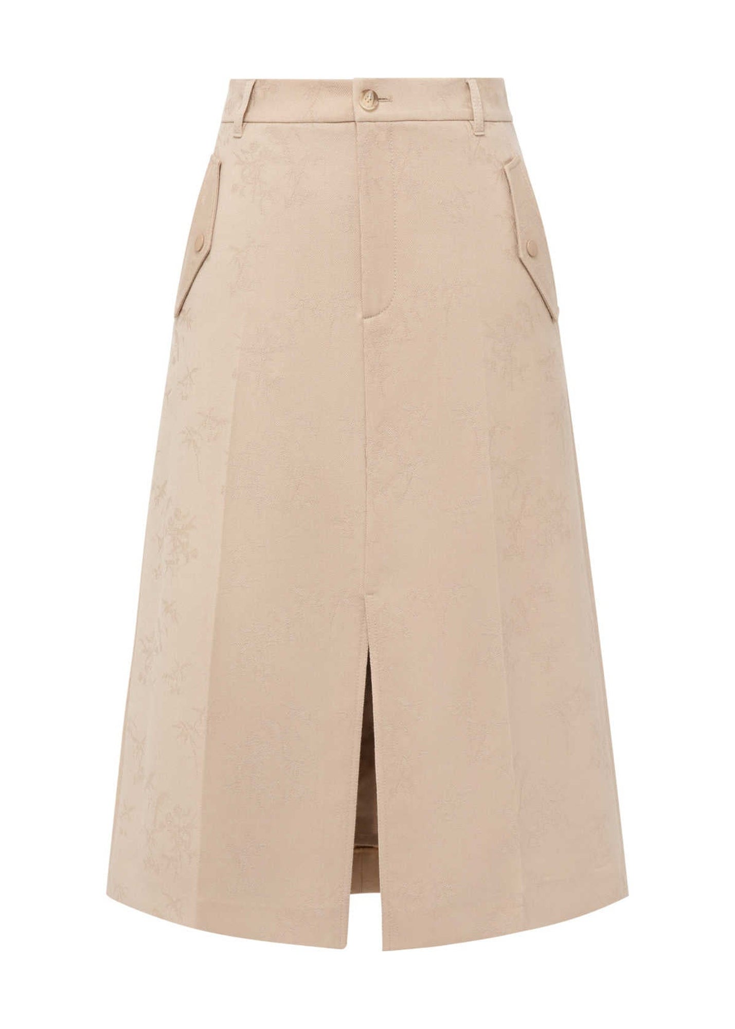 Wool Skirt | Khaki