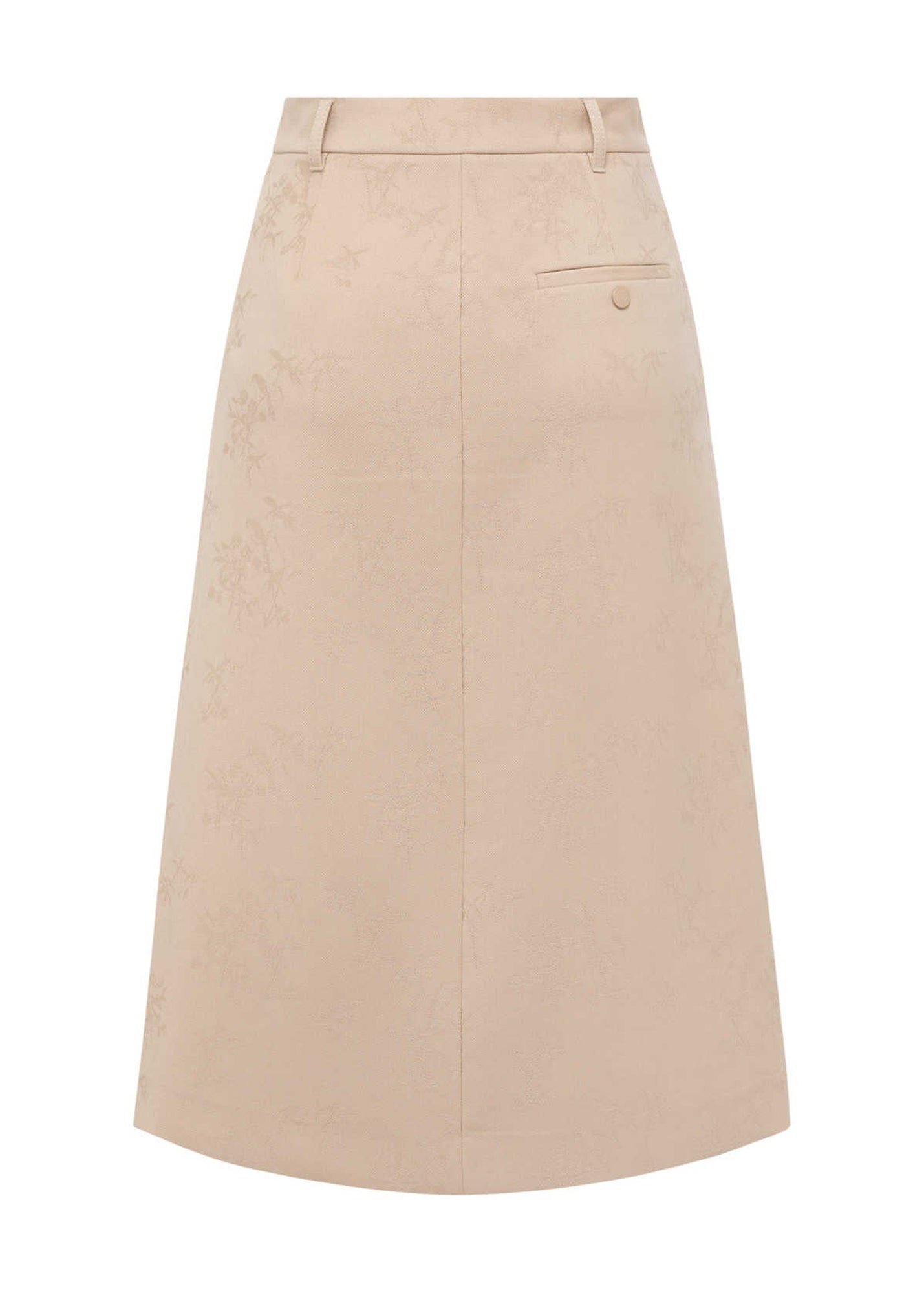 Wool Skirt | Khaki