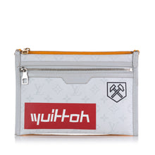 Louis Vuitton Pre-Owned Monogram Antartica Double Flat Messenger | Women | Gray (V4)