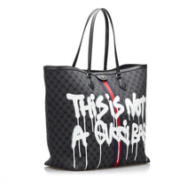 Balenciaga Pre-Owned The Hacker Project Graffiti BB Supreme Tote | Women | Black