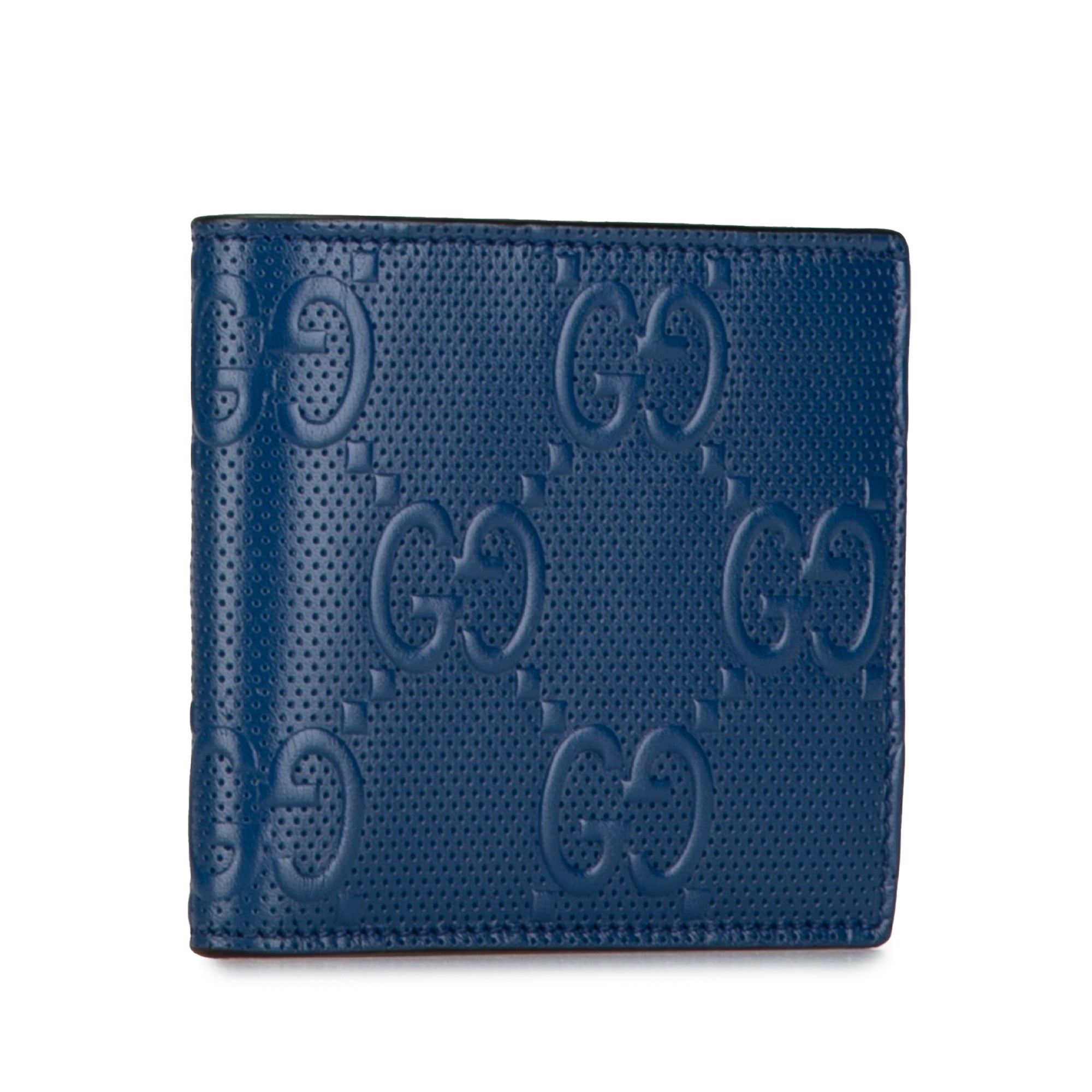 Gucci Pre-Owned GG Embossed Bifold Wallet | Women | Blue