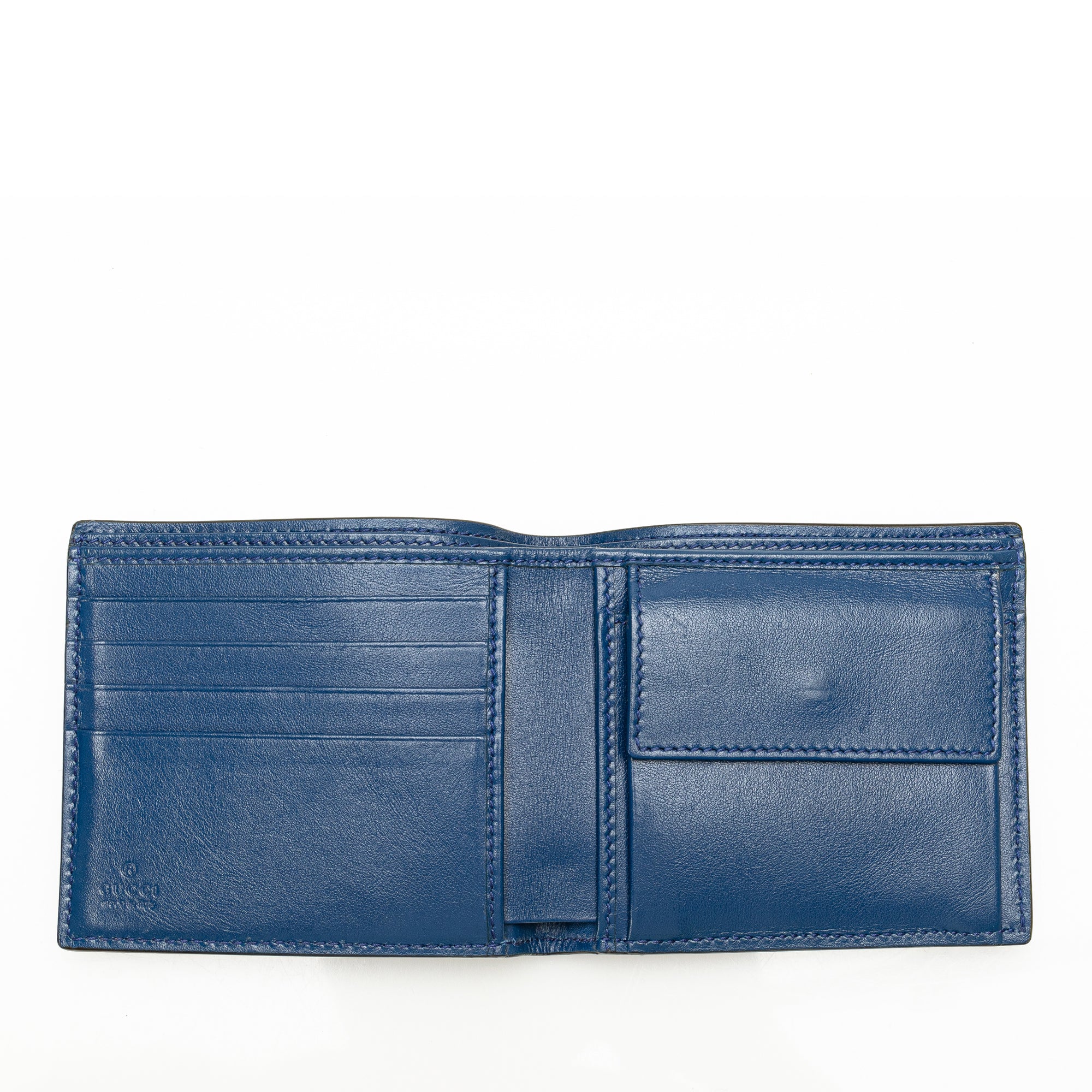 Gucci Pre-Owned GG Embossed Bifold Wallet | Women | Blue