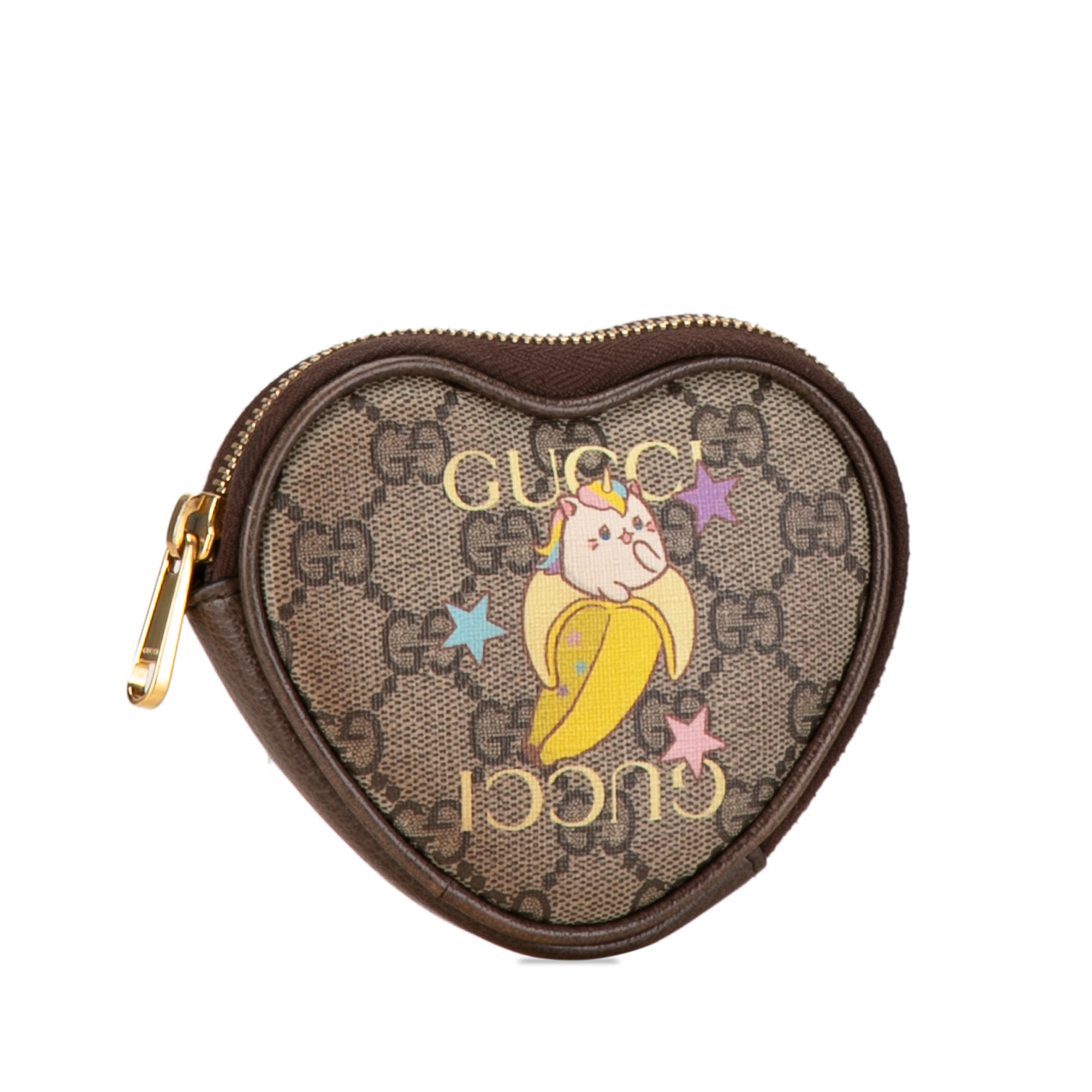 Gucci Pre-Owned GG Supreme Bananya Coin Purse | Women | Brown