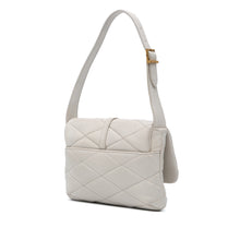 Saint Laurent | Pre-Owned Quilted Lambskin Le 57 Shoulder Bag | White