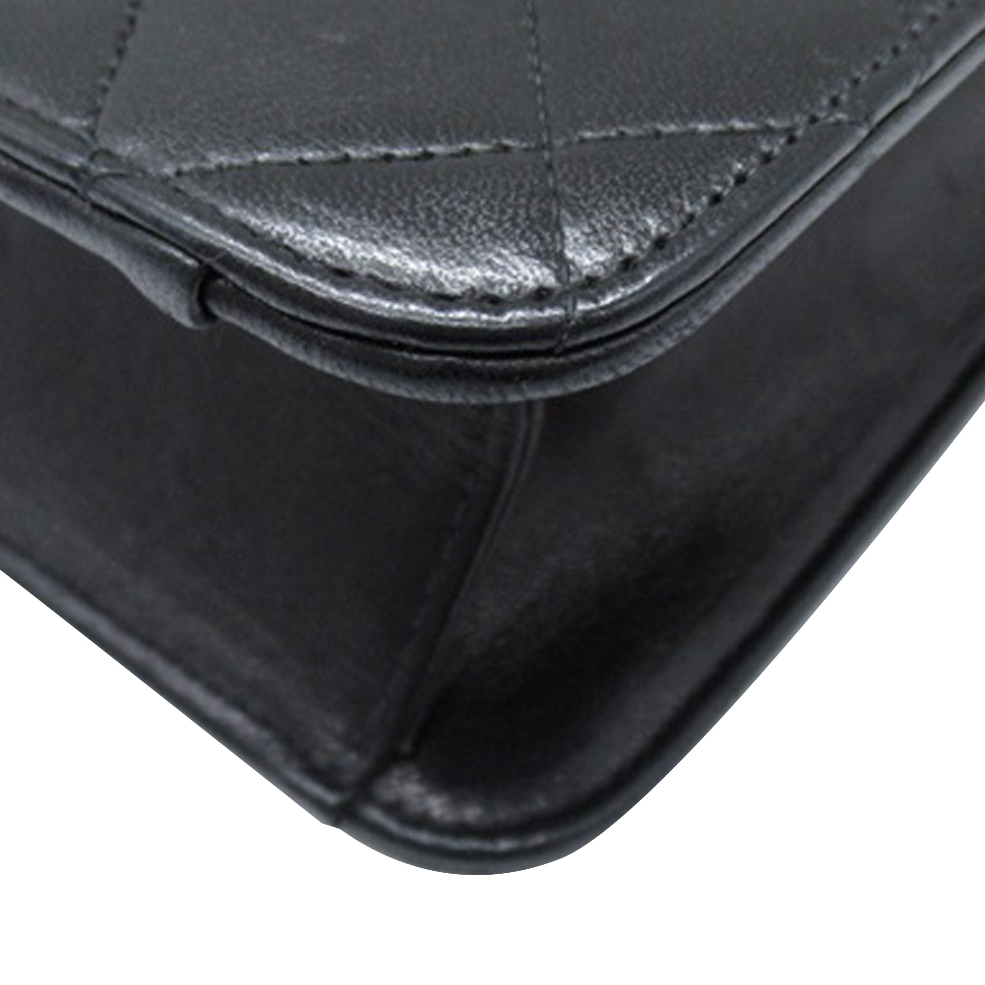 Chanel | Pre-Owned CC Quilted Lambskin Single Flap | Black