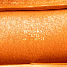 Hermes | Pre-Owned Metallic Chevre Coromandel Plume Elan 28 | Orange