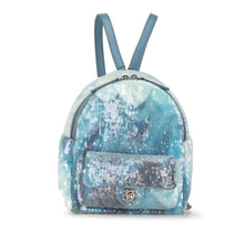 Chanel | Pre-Owned Mini Sequins and Lambskin Waterfall Backpack - I | Blue/Light Blue