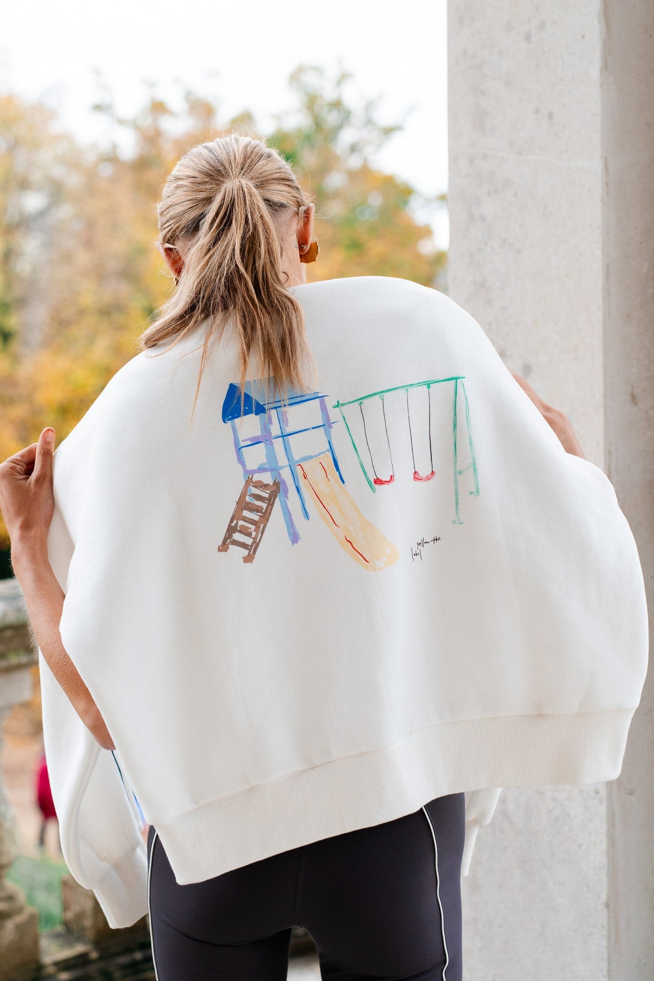 Recess Playground Sweatshirt | White