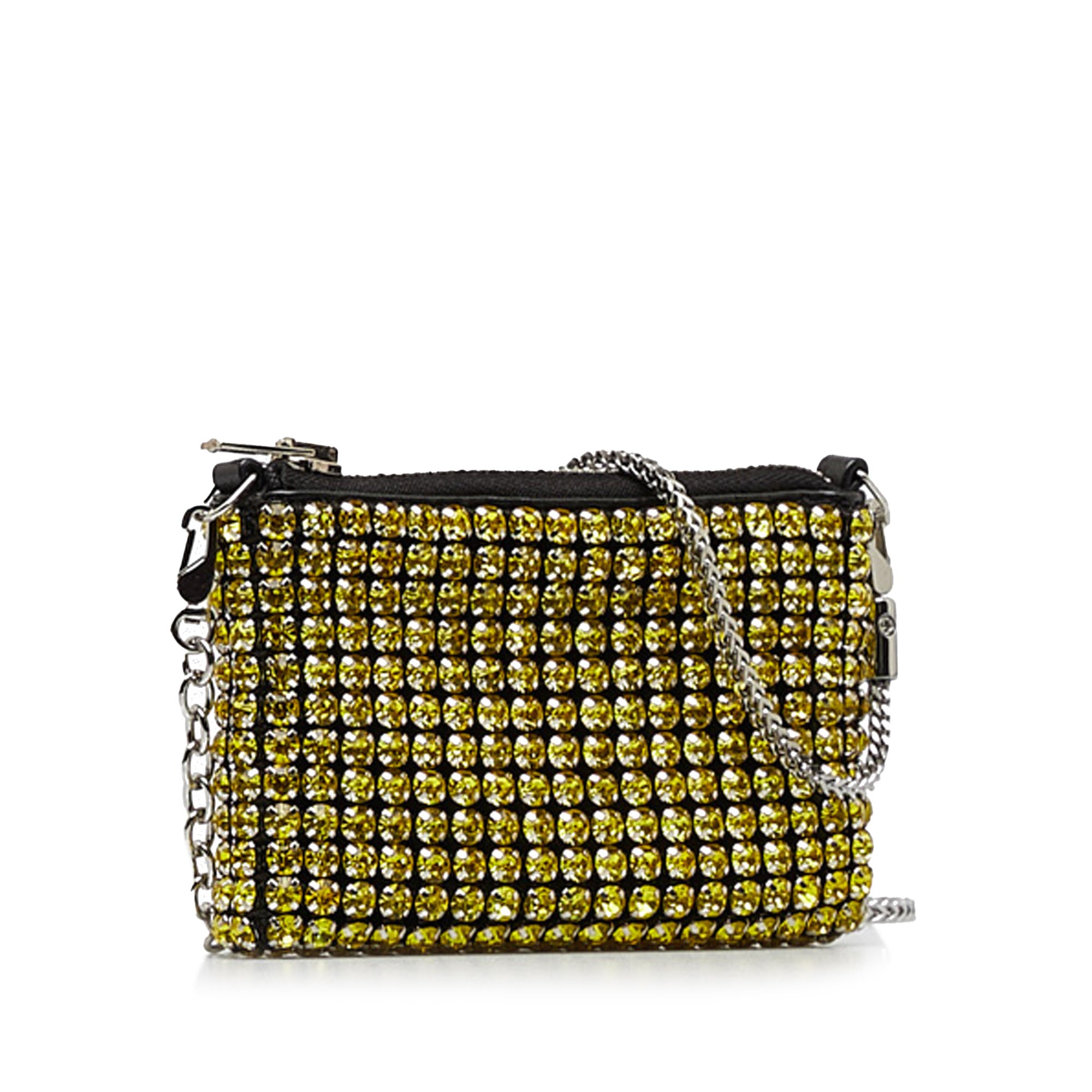 Alexander Wang Pre-Owned Nano Heiress Pouch | Women | Black x Yellow