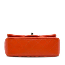 Chanel | Pre-Owned Mini Rectangular Classic Lambskin Single Flap | Orange