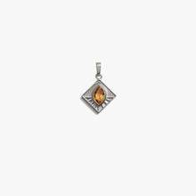 Awe Inspired Pendants 925 Sterling Silver / Yellow Citrine Aura Pendant
