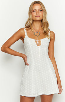 Yolanda Mini Dress | White