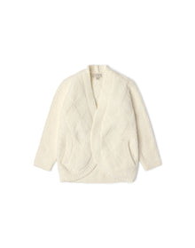 Youth | Cozychic Diamond Circle Cardi | Pearl