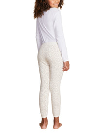 Youth | Cozychic Ultra Lite Leopard Legging | Cream-Stone