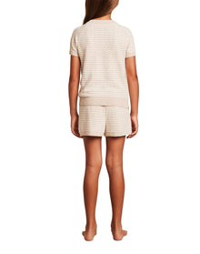 Youth | Cozychic Ultra Lite Wavy Shorts | Stone-Pearl