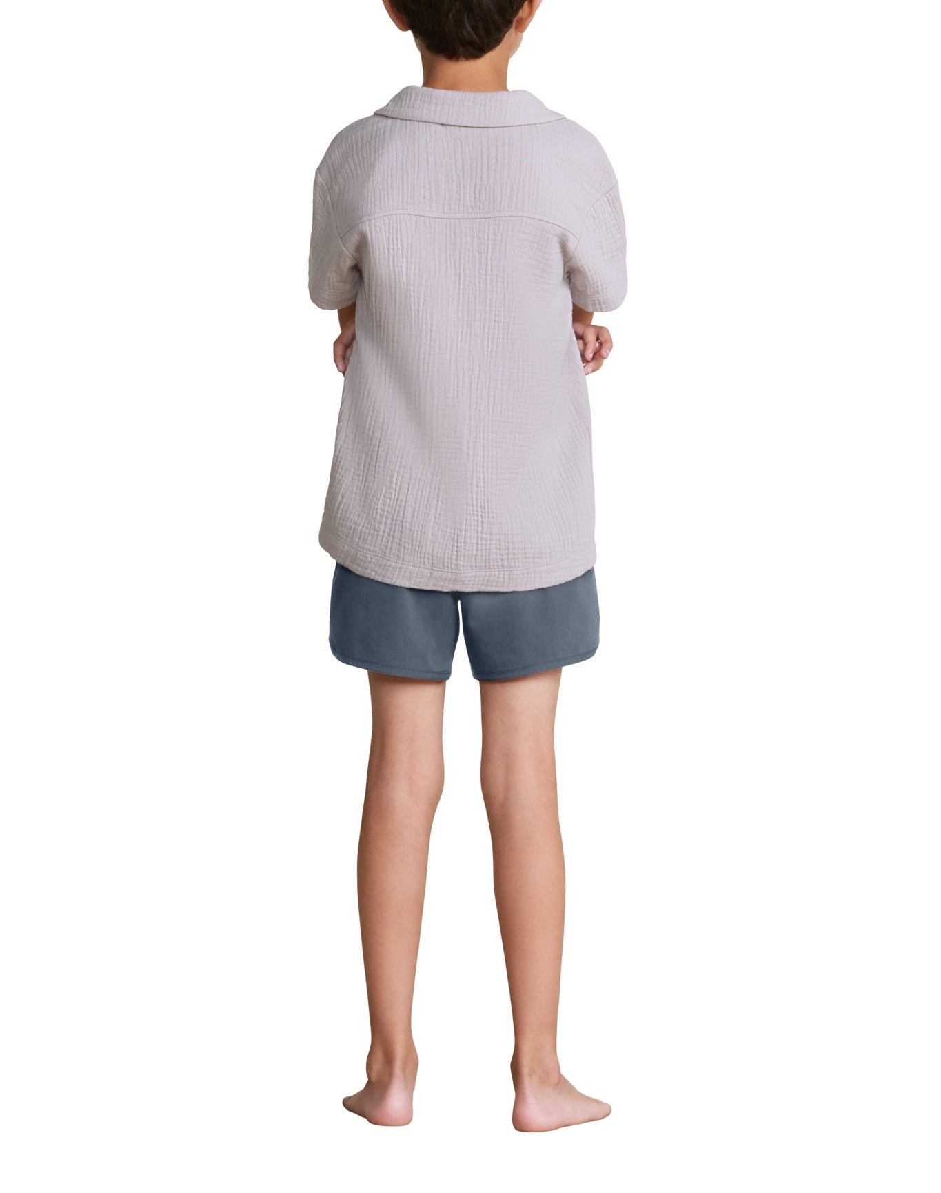 Youth | Elasticated Waist Boardshort | Blue Cove