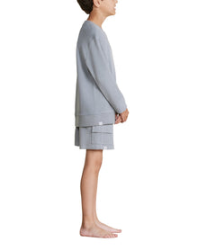 Youth | MC Brushed Fleece Pullover | Moonbeam