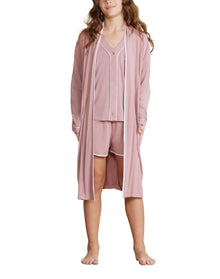 Youth | MC Soft Jersey Piped Robe | Moonbeam-White