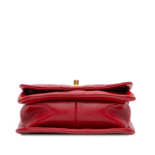 Chanel | Pre-Owned Mini Quilted Lambskin Soft Square Flap | Red