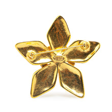 Chanel Pre-Owned CC Flower Brooch | Women | Gold