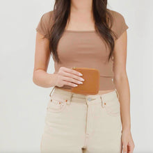 Unisex | Remi Zip Wallet | Caramel