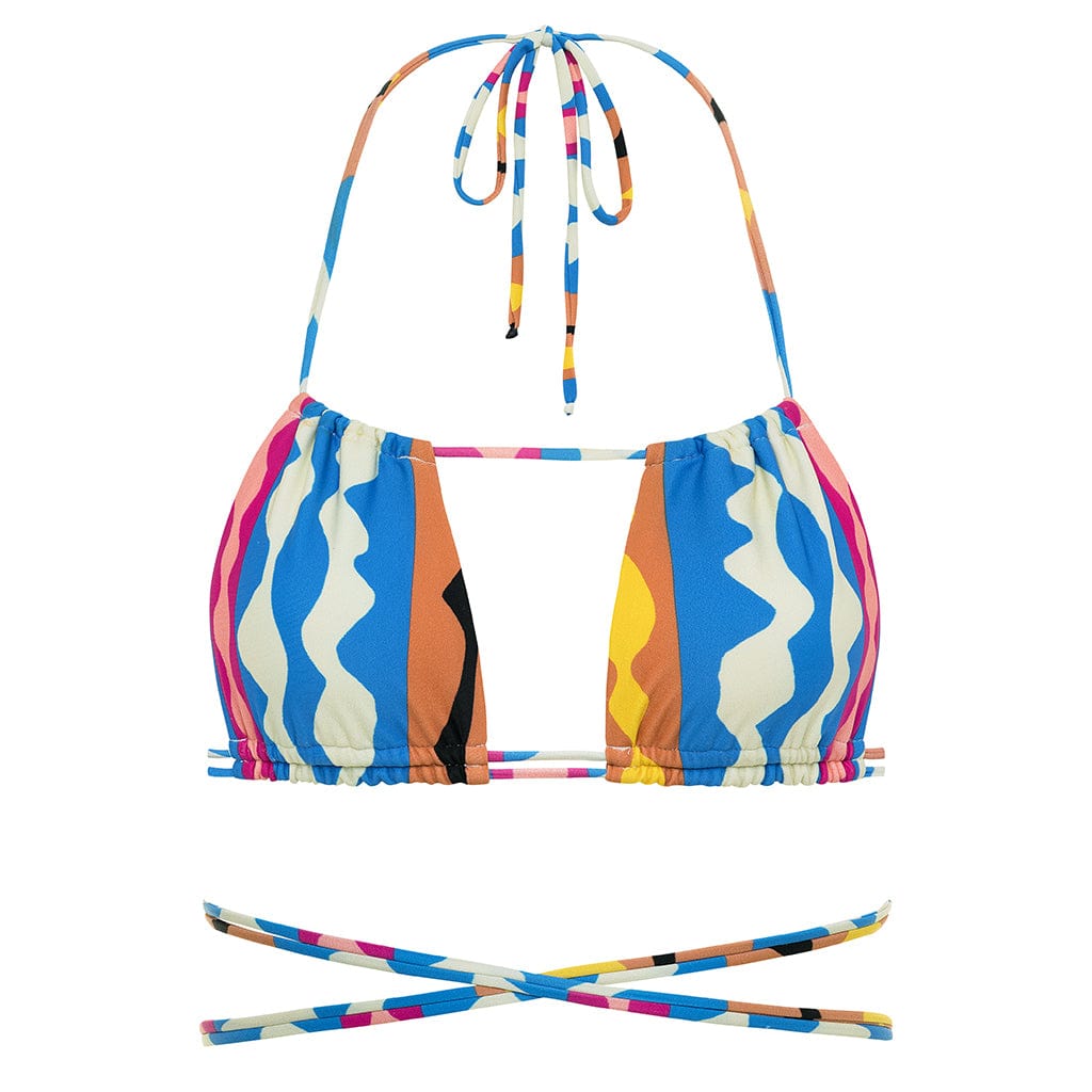 Brasil Bikini Top | Abstract