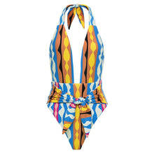 Tropez Tie-Up One-Piece | Abstract