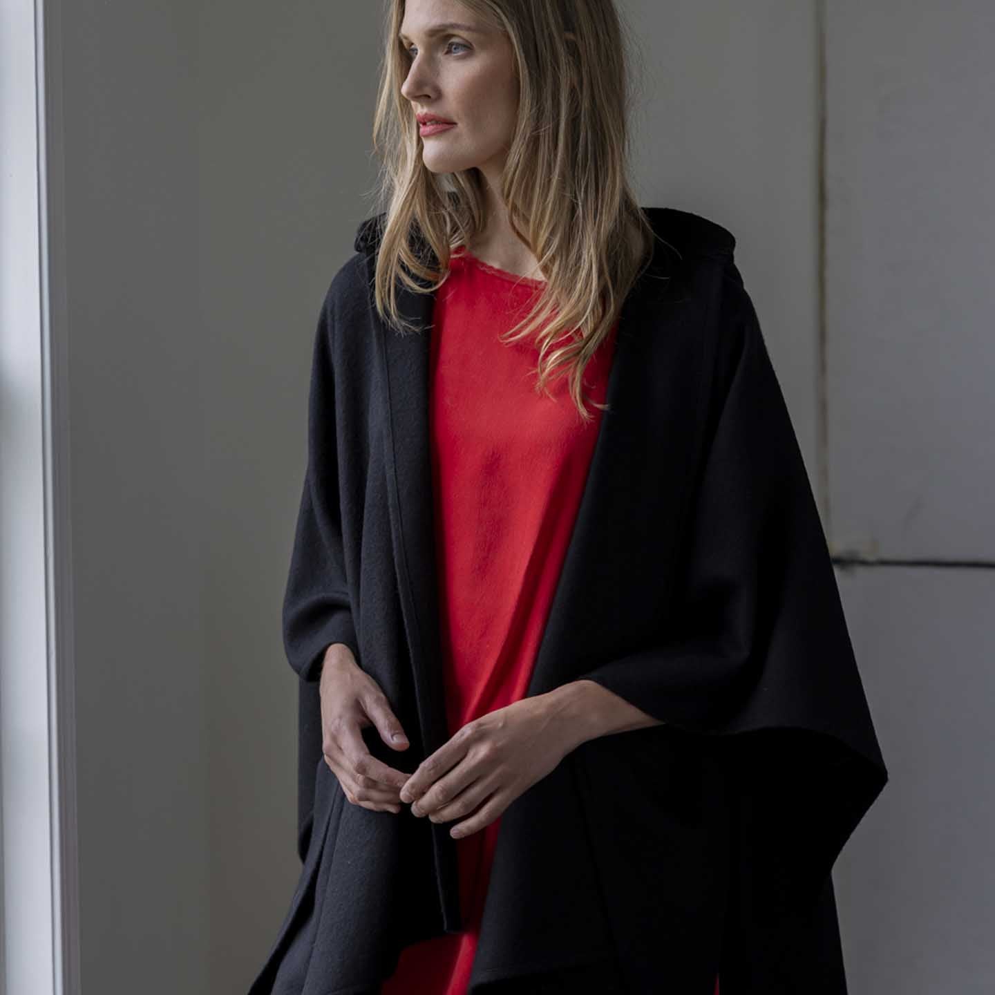 Unisex | Mao Cape | Black