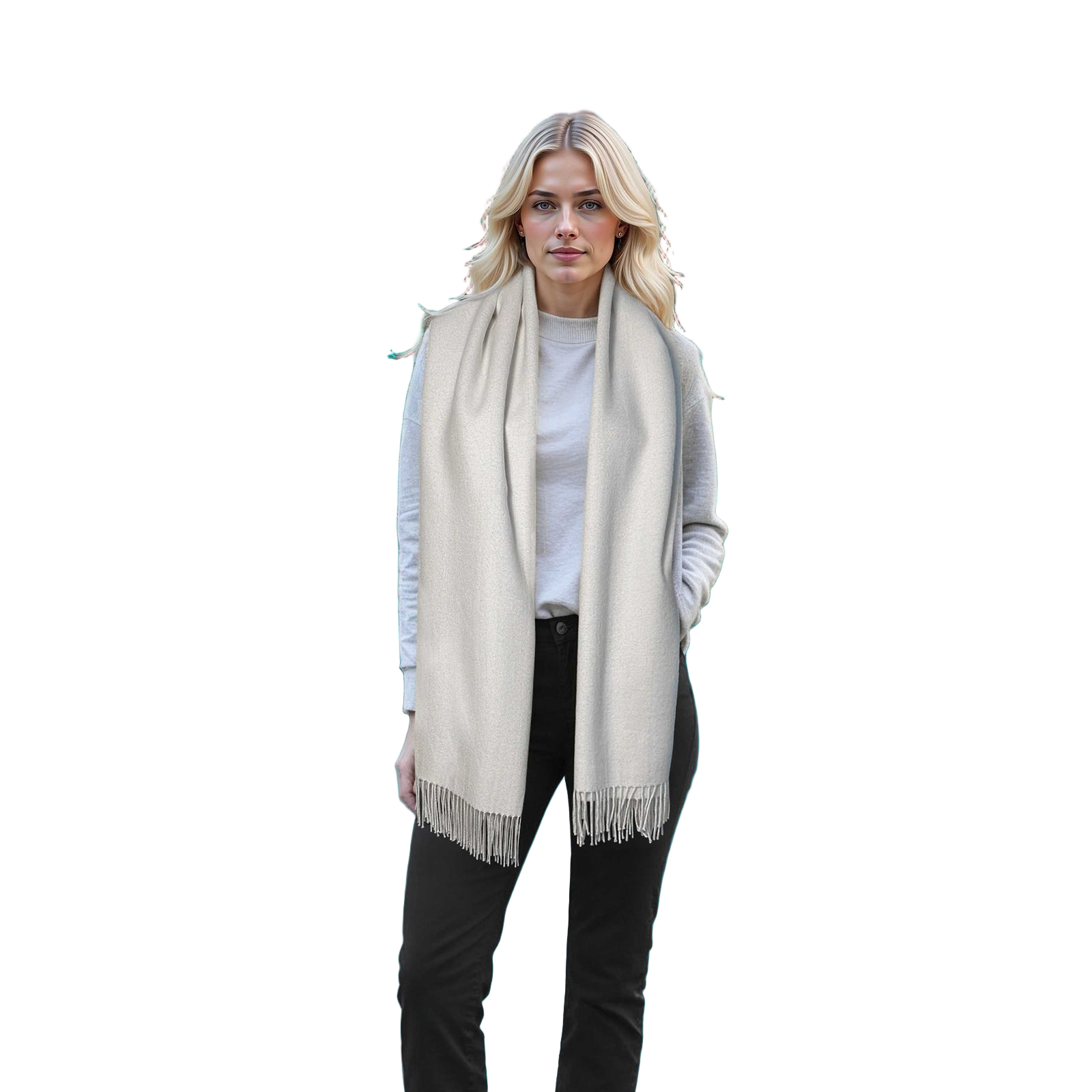 Maxi Wrap | Solid White