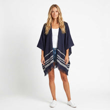 Women | Sail Kimono | Navy / Ivory