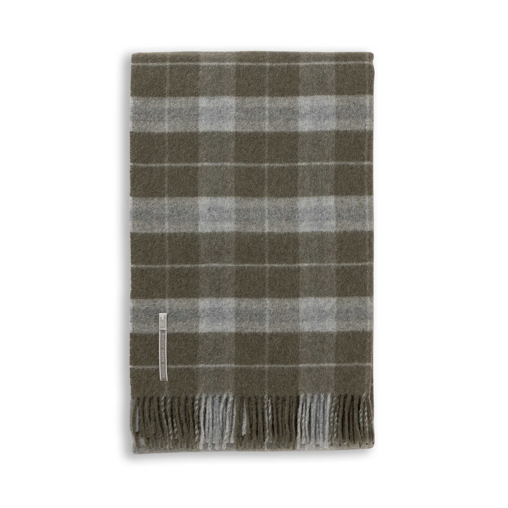 Unisex | Wellington Throw | Hunter / Grey